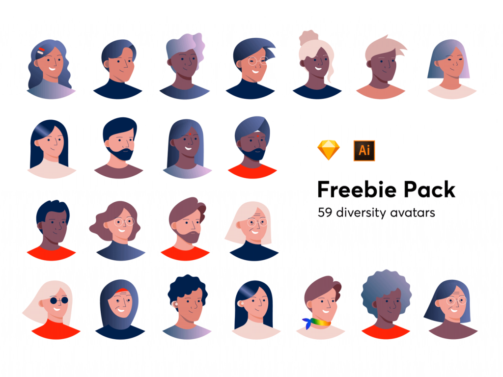 diversity-avatar-freebie-pack-png