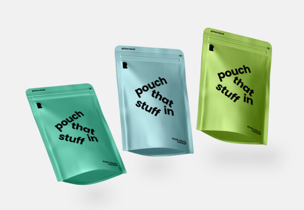 Stand-up Pouches Mockup - The Creative Bits